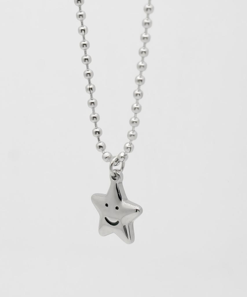Iamj Smiley Star Necklace