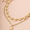 Elegant European & American Trendy Women's Layered Necklace - Fashionable Statement Sweater Chain