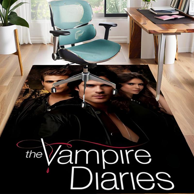 1pc The Vampire Diaries3 Design Area Rug - Non-Slip, Soft & Cozy Floor Mat for Living Room, Bedroom, Office - Indoor/Outdoor Decorative Carpet