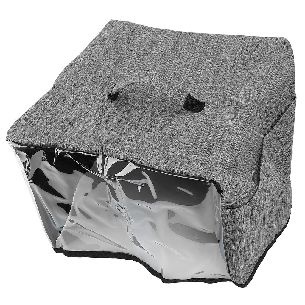 Toaster Cover with Base Waterproof Oxford Cloth Small Appliance Dust Cover with Transparent Front Panel