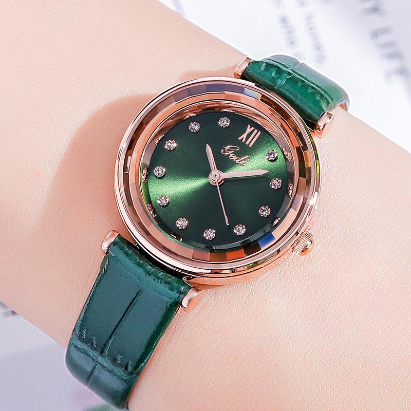 Retro Literary Girl Xiaoqing Versatile Watch Female Middle School Student Simple Trend