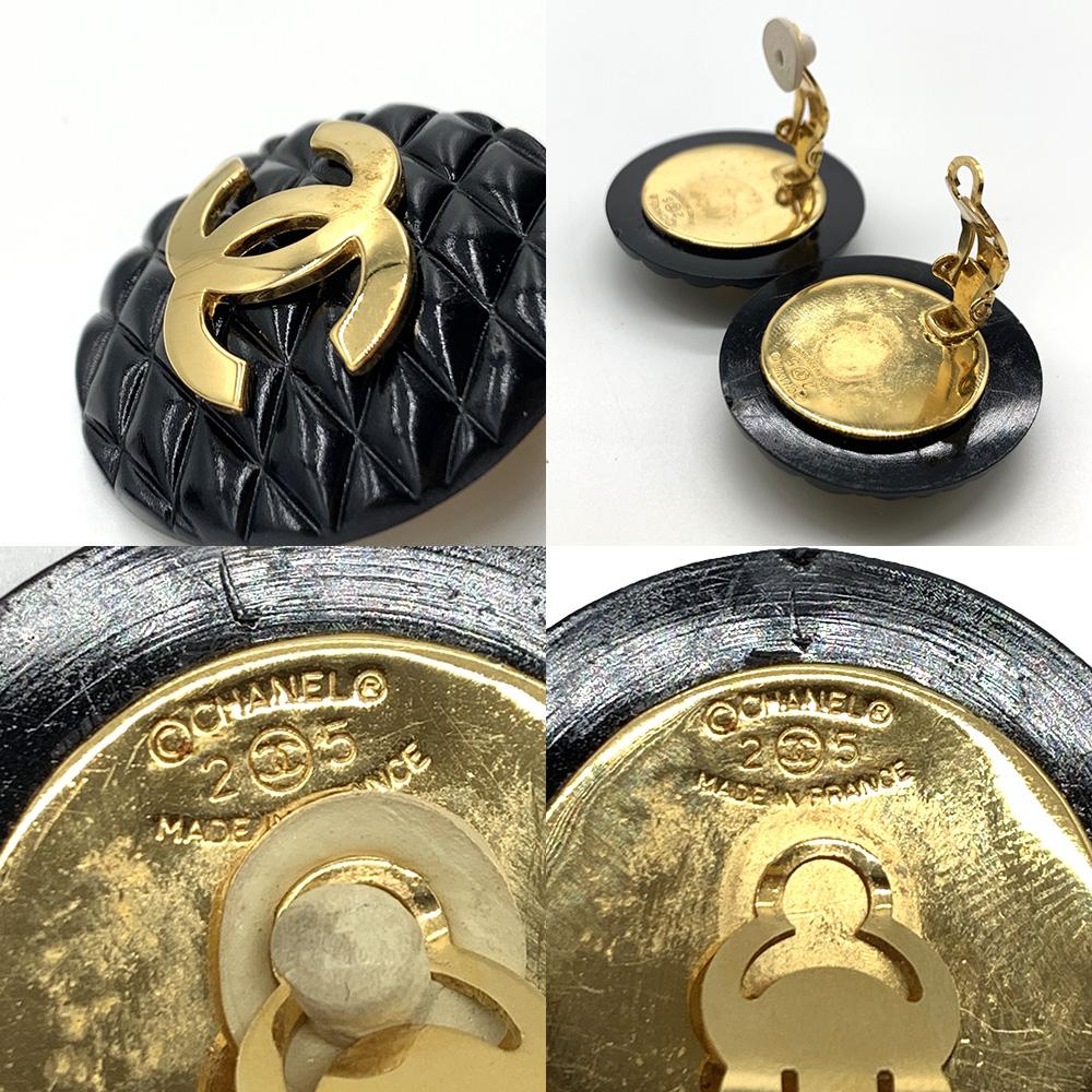 Used CHANELEarring Gold Plated/plastic Women