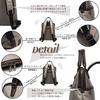 Rucksack Bag Backpack Business Commuting School A4 Waterproof Water Repellent Lightweight Stylish Italy Rucksack PU Leather Nylon 170918 [Gussio Gold]