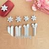 Luxury Zirconia Butterfly & Snowflake Nail Art Rhinestones - Super Shiny Alloy Ornaments