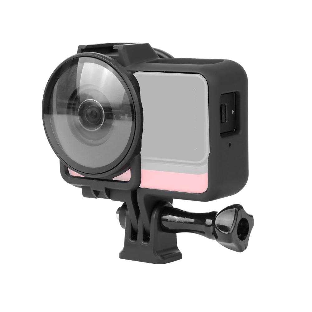 Plastic Black Waterproof Anti Vibration Extension Frame Panoramic Camera Protection Shell Kit for