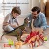 Children's Day Gift: Soft Rubber Dinosaur Toy Set - Realistic Jurassic Tyrannosaurus Rex Model for Boys