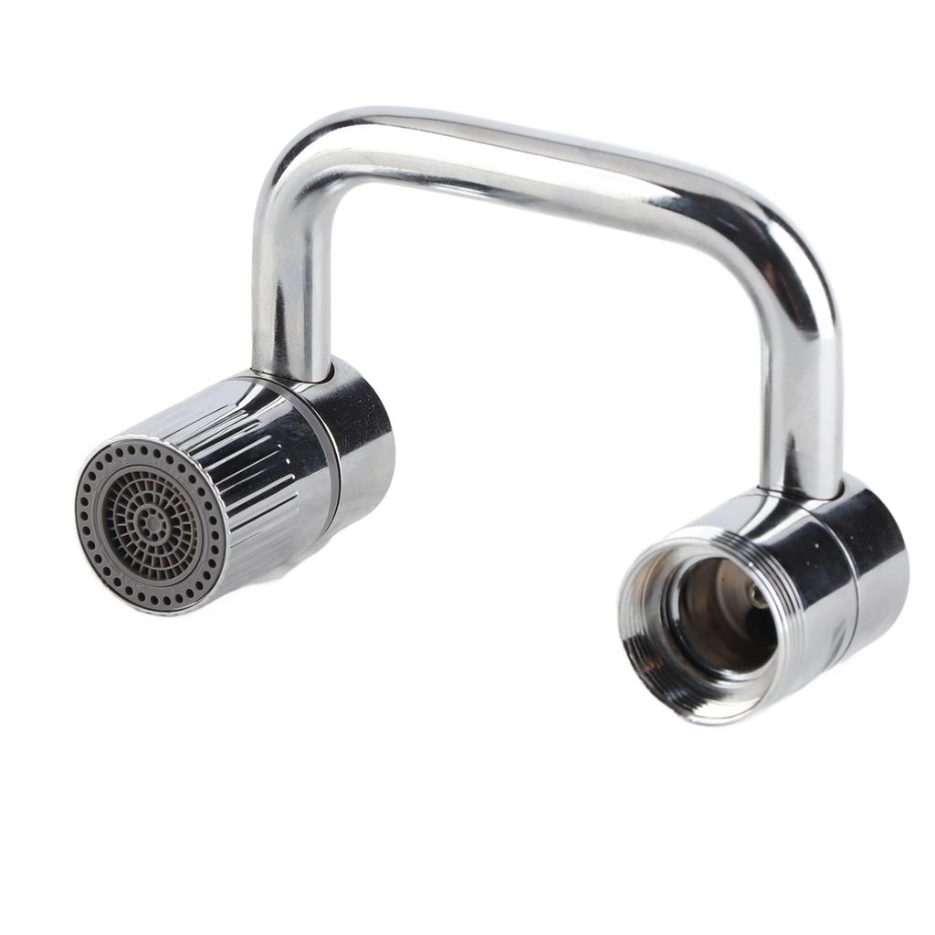 Faucet Extender Mechanical Arm Rotatable Splash Proof Copper Faucet Aerator for Kitchen Bathroom