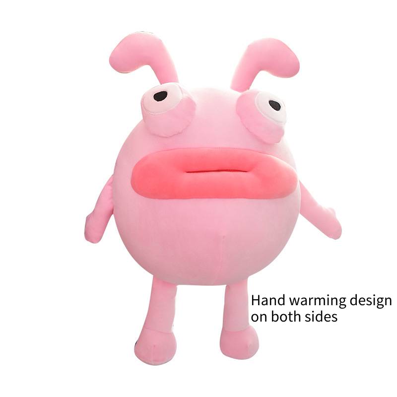 

Doll Monsters University Sausage Mouth Rabbit Plush Toy Devil Monster Pillow рожевий