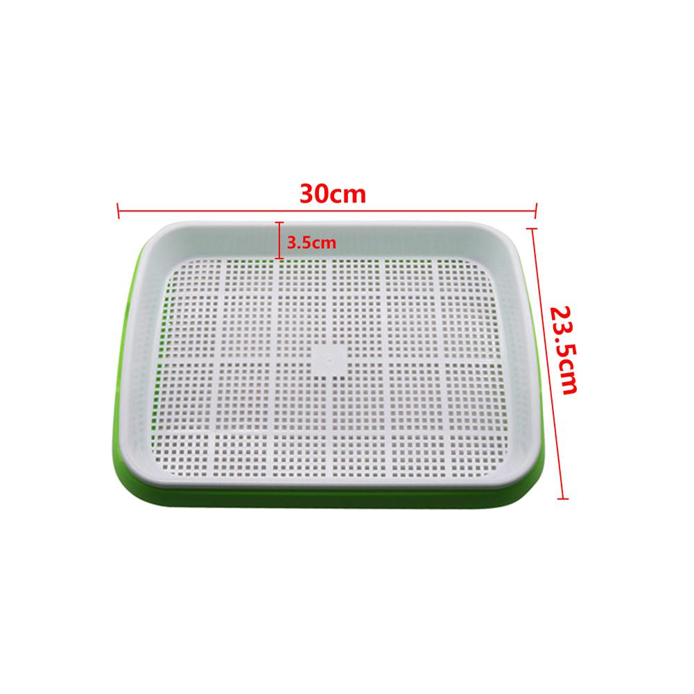 Double Layer Seedling Tray Plastic Seed Starter Sprout Vegetable Seedling Container Soilless Cultivation Gardening Planting Tool