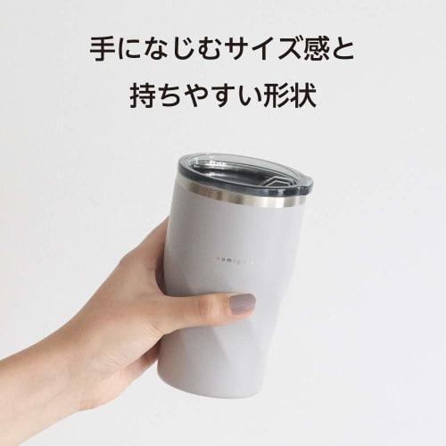 Doshisha Tumbler with Lid, 0.36L, Perfect Drink, Pink, HARMONY