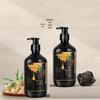 Gao Ti Ya Old Ginger King Anti-Hair Loss & Strengthening Shampoo: Plant-Based, Oil Control, Dandruff Removal, Volumizing, Smoothing.