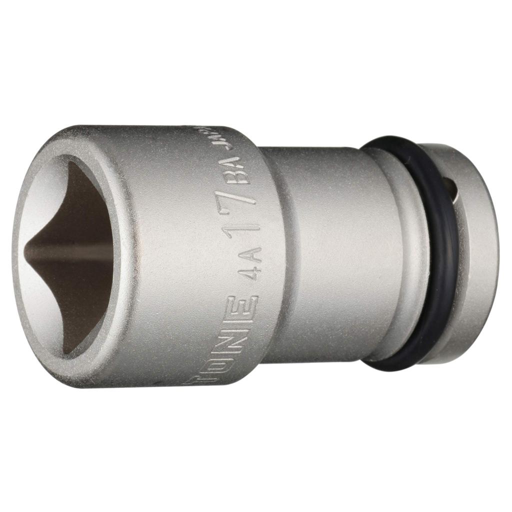 TONE Impact Inner Socket, 4A-17BA, 12.7mm (1/2") Drive, 17mm Width