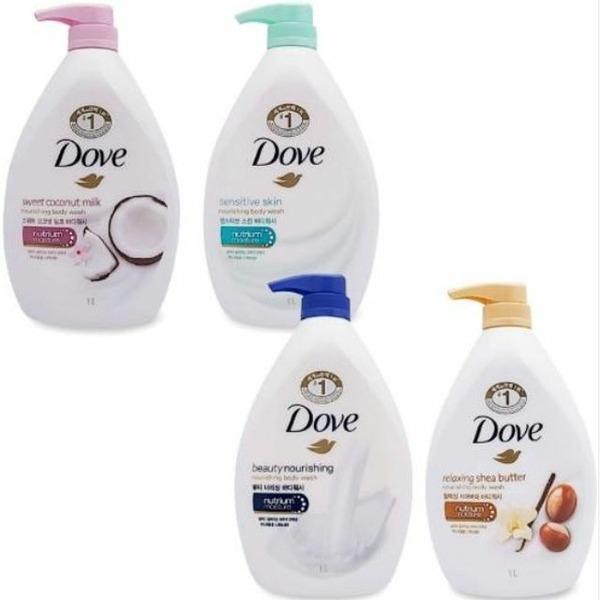 Dove Nourishing Moisturizing Body Cleanser, Body Wash, or Body Shampoo (1L) (WC11733) Sensitive Skin 1L