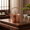 Hammered Copper Kettle Textured Surface Tea