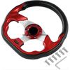 Professional Manufacturer Non-slip 14 Inches Sports Leather Golf Cart Steering Wheel