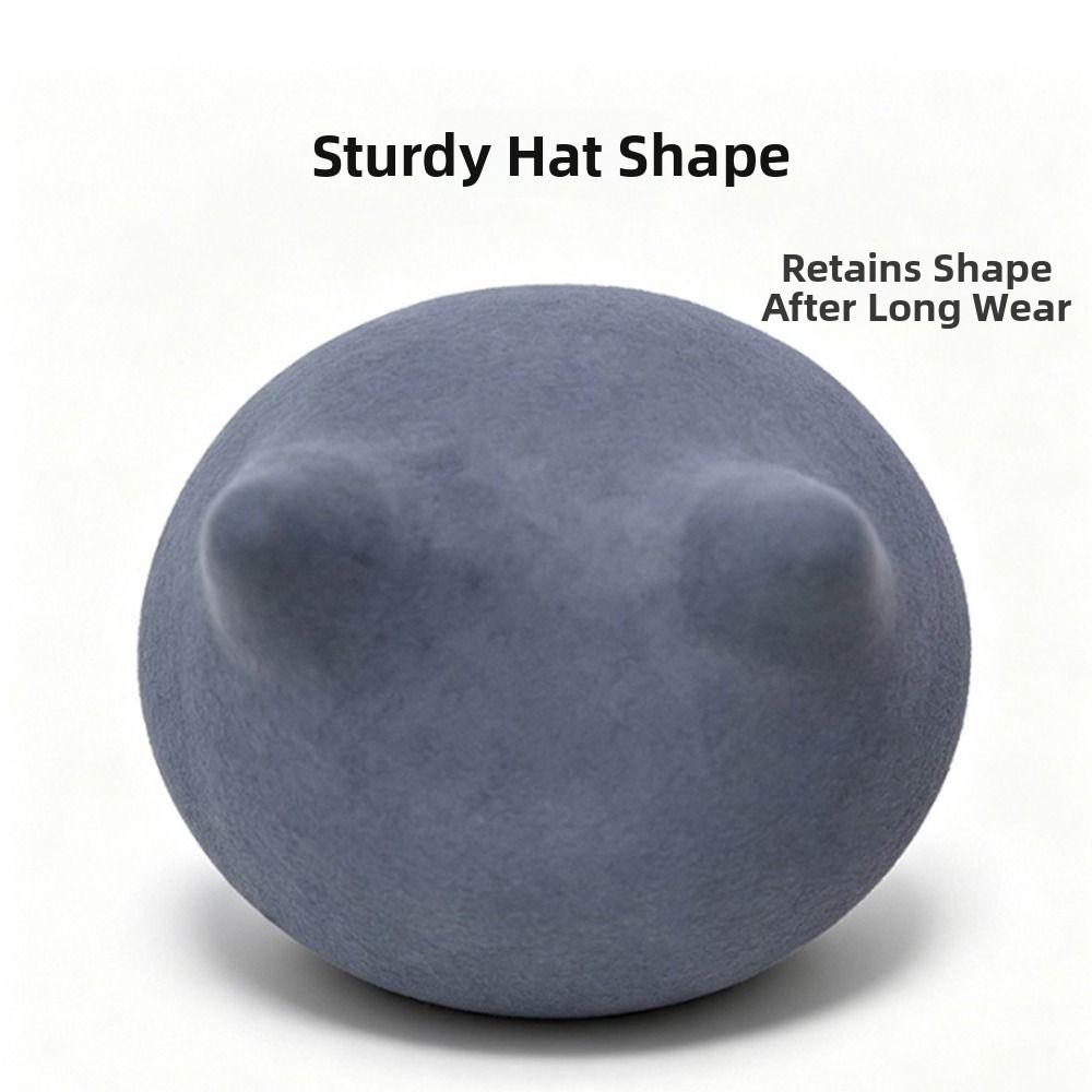 Premium Wool Cat Ear Beret Soft Touch Wool Beret Hat High Quality Painter Hat