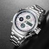 AMST Men Watch Top Luxury Brand Red Big Dial Sport Watches Mens Chronograph Quartz Wristwatch Date Male Clock Relogio Masculino
