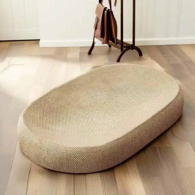 

Sisal Oval Cat Scratcher and Nest - Big Face Design, Cat Runway, Free Shipping Scratch Resistant