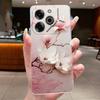 Phone Case For Tecno Pova 6 Pro 5G LI9 Case Tecno Pova 6 5G LI7 Back Cover Luxury Butterfly Flowers Transparent Soft TPU Casing
