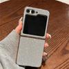 Glitzer Handyhülle für Samsung Galaxy Z Flip 6 Flip6 5G Luxus Bling Beschichtung Hartplastik Stoßfest Schutzhülle