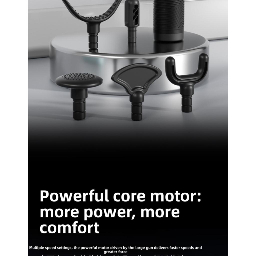 Professional Massage Gun for Men, Deep Tissue Muscle Massager, Multi Speed with Multiple Heads for Workout & Full Body Relaxation