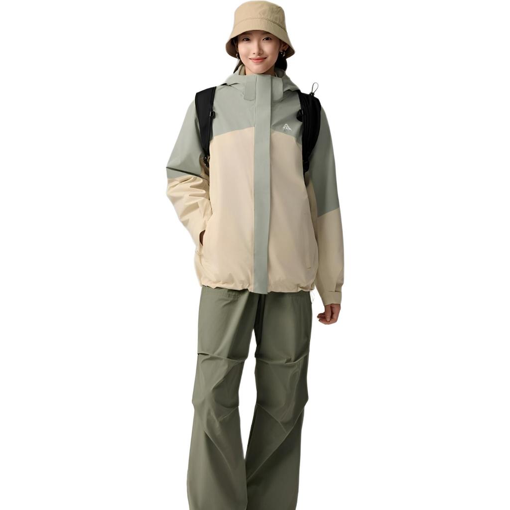 Anta Outdoor Series Sports Casual Simple Color Block Hooded Zipper Loose Comfortable Versatile Windproof Warm Jacket Women Jacket 962546607-1