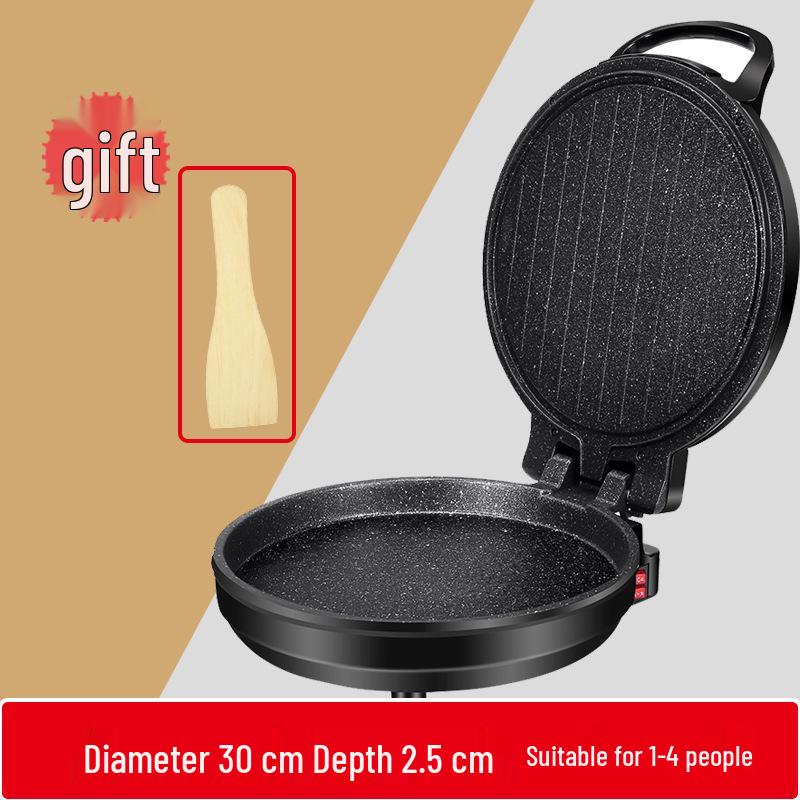 Household Electric Non-stick Pancake Maker with Auto Power-off and Double-Sided Heating for Thin Pancakes, Frying, and Grilling