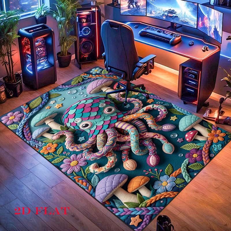 Gentle Wellbeing Carpet Rug for Living Room Bedroom Home Sofa Decoration,Kids play Nonslip Floor Mat