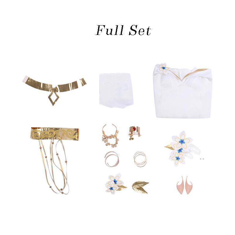 

Игра Honkai Star Rail Трибиос Трибби Косплей Костюм Взрослый Трибби Белое Женское Платье Хэллоуин Карнавальная Вечеринка Костюм L