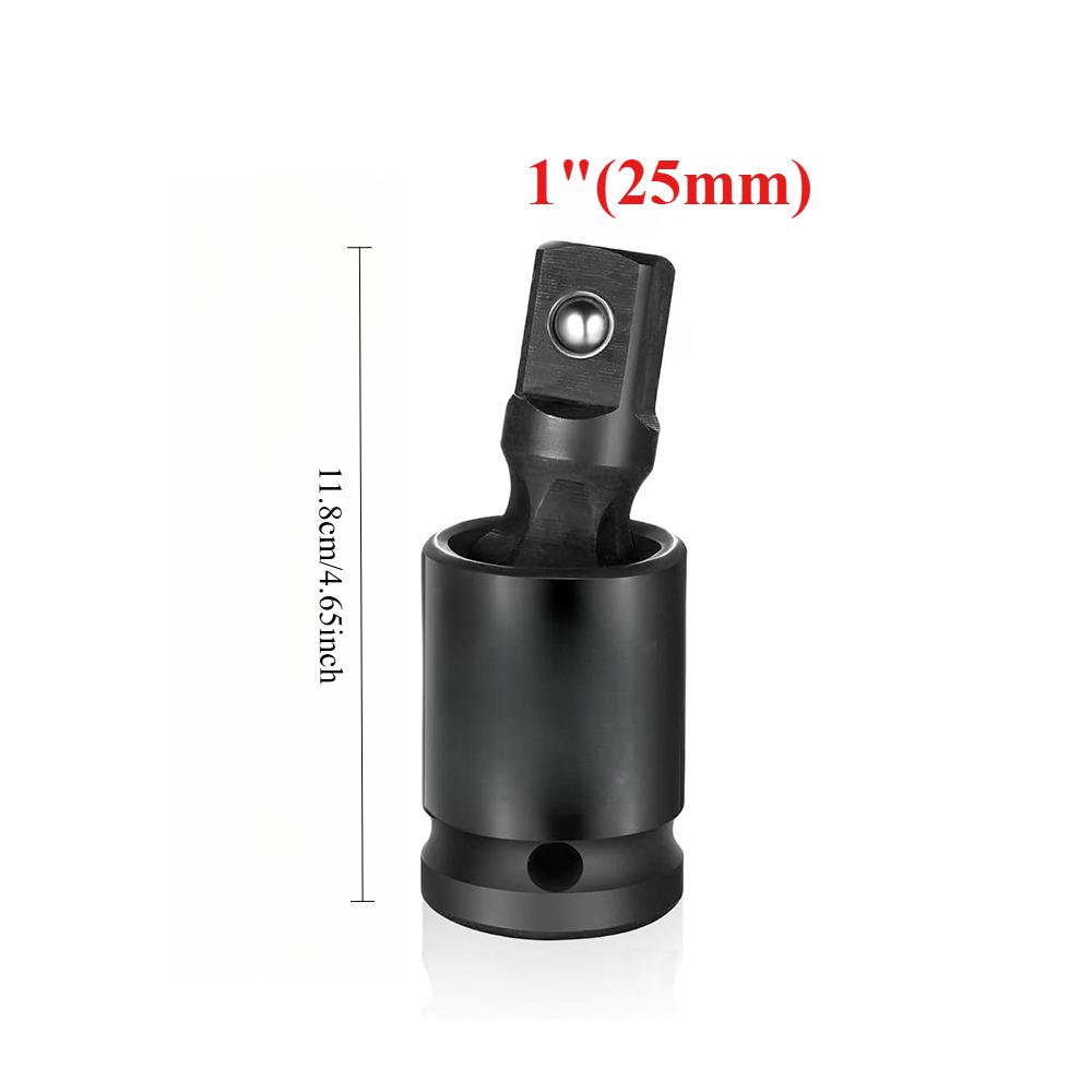 360° Impact Universal Joint-Socket Set Swivel Knuckle Joint Air Wobble Socket Adapter Extension Electric Wrench 1/2 3/8 1/4