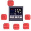 Multifunctional Weather Clock LCD Thermometer Hygrometer Alarm Clock Calendar Voice-activated Backlight Temp&Humidity Mete