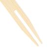 800Pcs Bamboos Raw Dessert Pick Mini Two-prong Fork Snack Fork Fruit Skewer  Outdoor Snack Eating