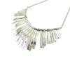 Les Trésors De Lily [M1950] - Silver 'Cléopatra' Designer Necklace