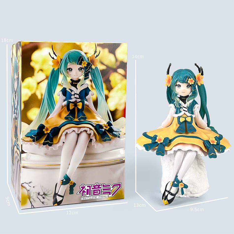 Anime Figure Hatsune Miku Noodle Stopper Figure  Spring Festival Ver. Action Figurine Collector Model Doll