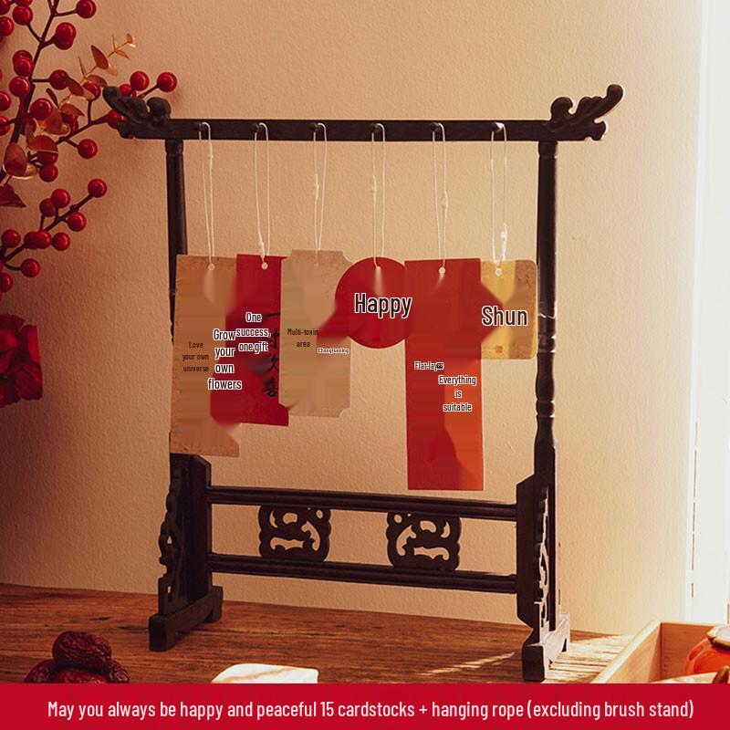 Элегантная китайская деревянная подставка для ручек для свадеб и банкетов