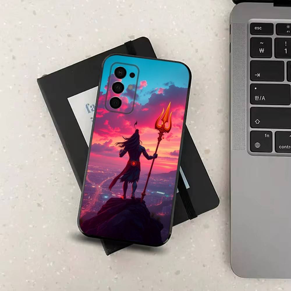 Lord Shiva Mahadevs of Indiav Case For Samsung Galaxy A73,72,41,J7,22,Note,31,8,9,52,71,53,32,Soft Black Silicone Cover