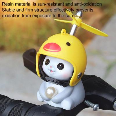 Motorrad Handbar Gelbe Ente Spielzeug Tier Auto Ornamente Harz Dekorative Ente Helme Spielzeug Fahrrad Dekor Zubehör