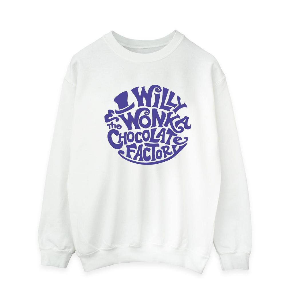 Willy Wonka & The Chocolate Factory Genser med logo for menn
