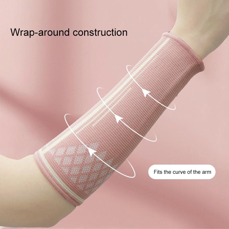 1 Pair Sports Elbow Support Pad Pressurization Men Basketball Volleyball Fitness Gear Adjustable Elastic Brace Protector