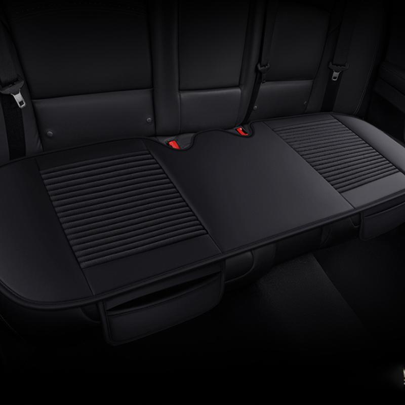Pu Genuine Leather Auto Seat Case Universal Vehicle Seat Cushion Anti Slip Chair Protector Mat Waterproof Sweatproof Surface