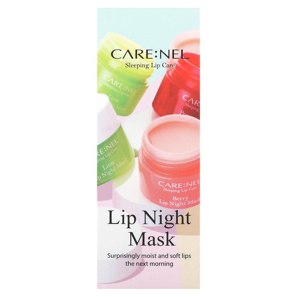 Care:Nel, Lip Night Mask, Berry, 3ea, each (5g)
