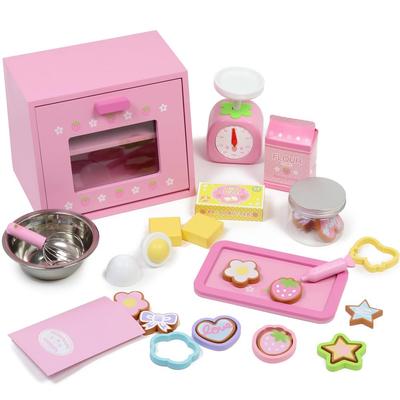 Mother Garden Wooden Toy Pretend Play Set Handmade Cookie Set Pretend Play Wooden 441-21586