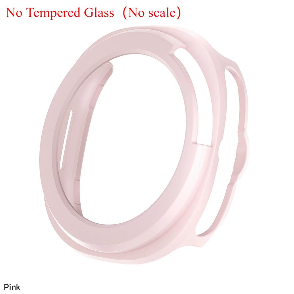 Protector Case For Samsung Galaxy Watch 8 Classic PC Hollowed Cover Protective Bumper Shell Tempered Glass Screen Accessories