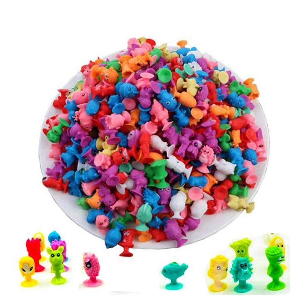 

Фигурки Мини-куклы Силиконовые Мультяшные Игрушки на Присосках Куклы-присоски Куклы-капсулы Модель Random style