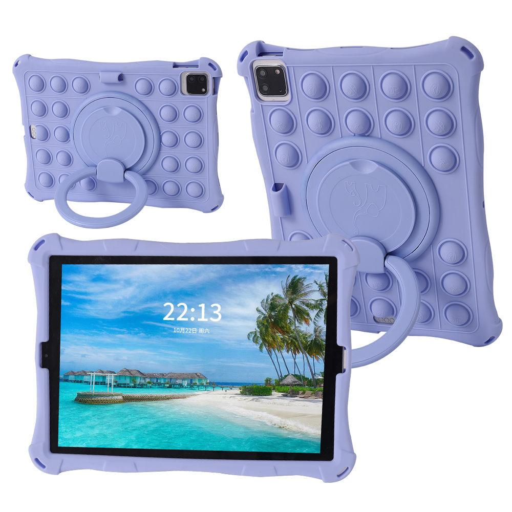 Dla iPad A16 11. Etui 2025 Gen Obrotowe o 360 stopni Miękkie Silikonowe Etui Dla iPad 10. 10.9'' 2025 Dzieci Stojak Bąbelkowa Pokrowiec na Tablet