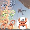 Ascend Accessories Climbing Key Hooks C Rotating Ring Security Master Lock Professional Carabiner