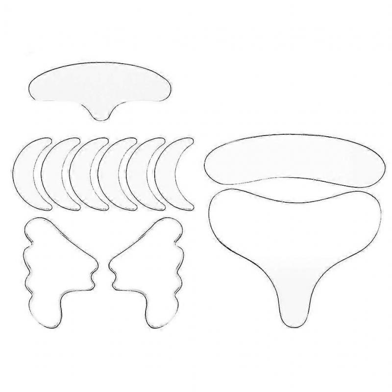 11pcs Facial Anti Wrinkle Patch, Anti Aging Facial, Anti Wrinkle Pad, Reusable Wrinkle Remover Patch, Reducing And Smoothing Wrinkles Around Forehead