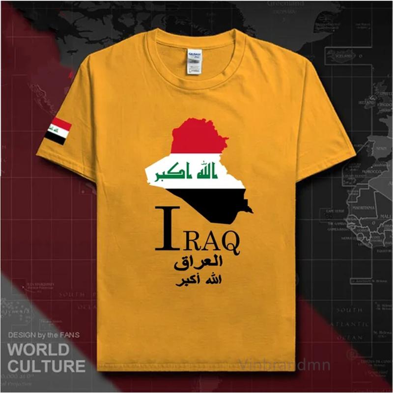 Republic Of Iraq Iraqi Irq Baghdad Unisexs T Shirt New Top Tshirt Short Sleeve Clothes Sweatshirt National Team Summer Fashion Tee