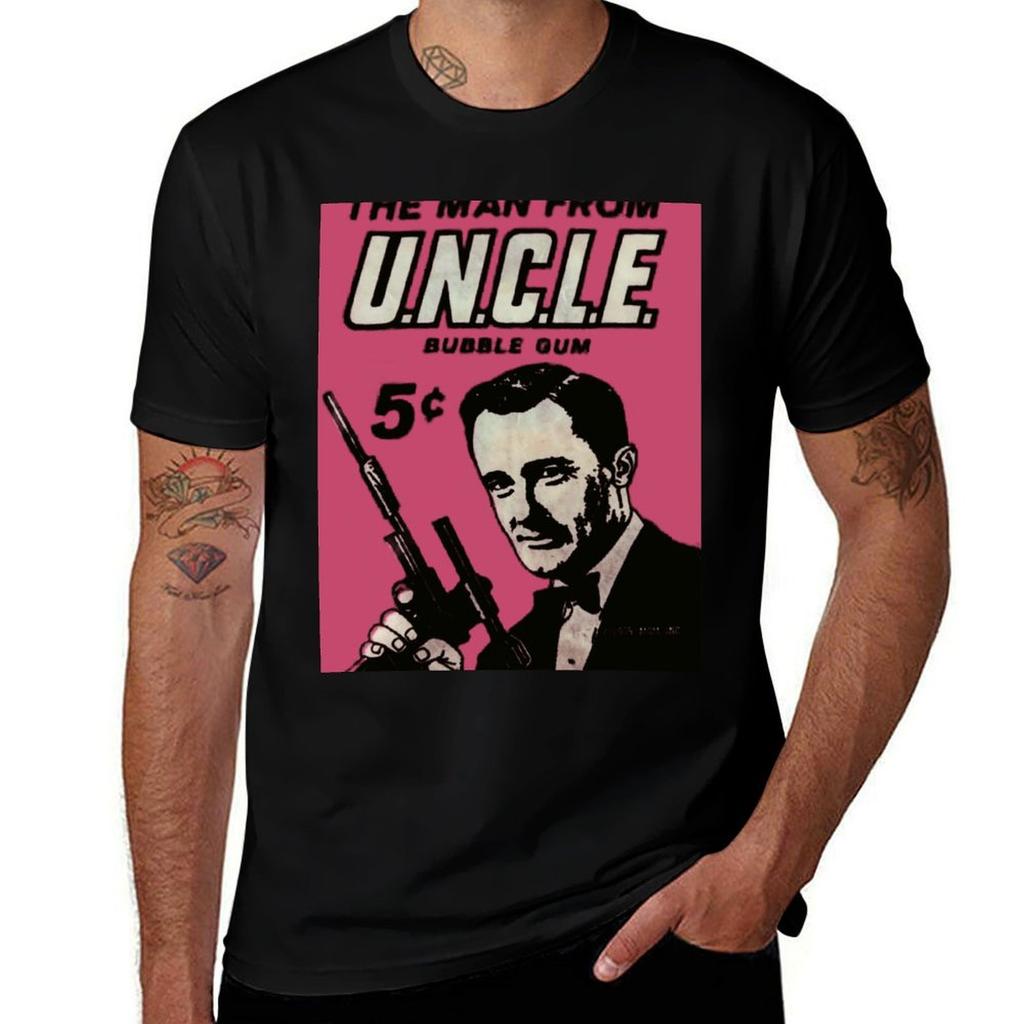Vintage Unisex From Uncle With Napoleon Solo Authentic Distressed Tshirt Plus Size Everyday Tee Shirt