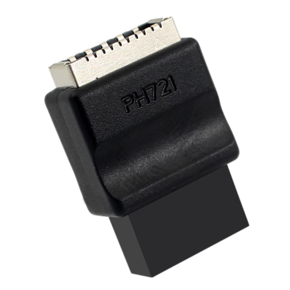 Motherboard USB 2.0 9-Pin To Type-E Front Panel Header Extension Adapter USB2.0 9pin Male To Type-E Female Adapter